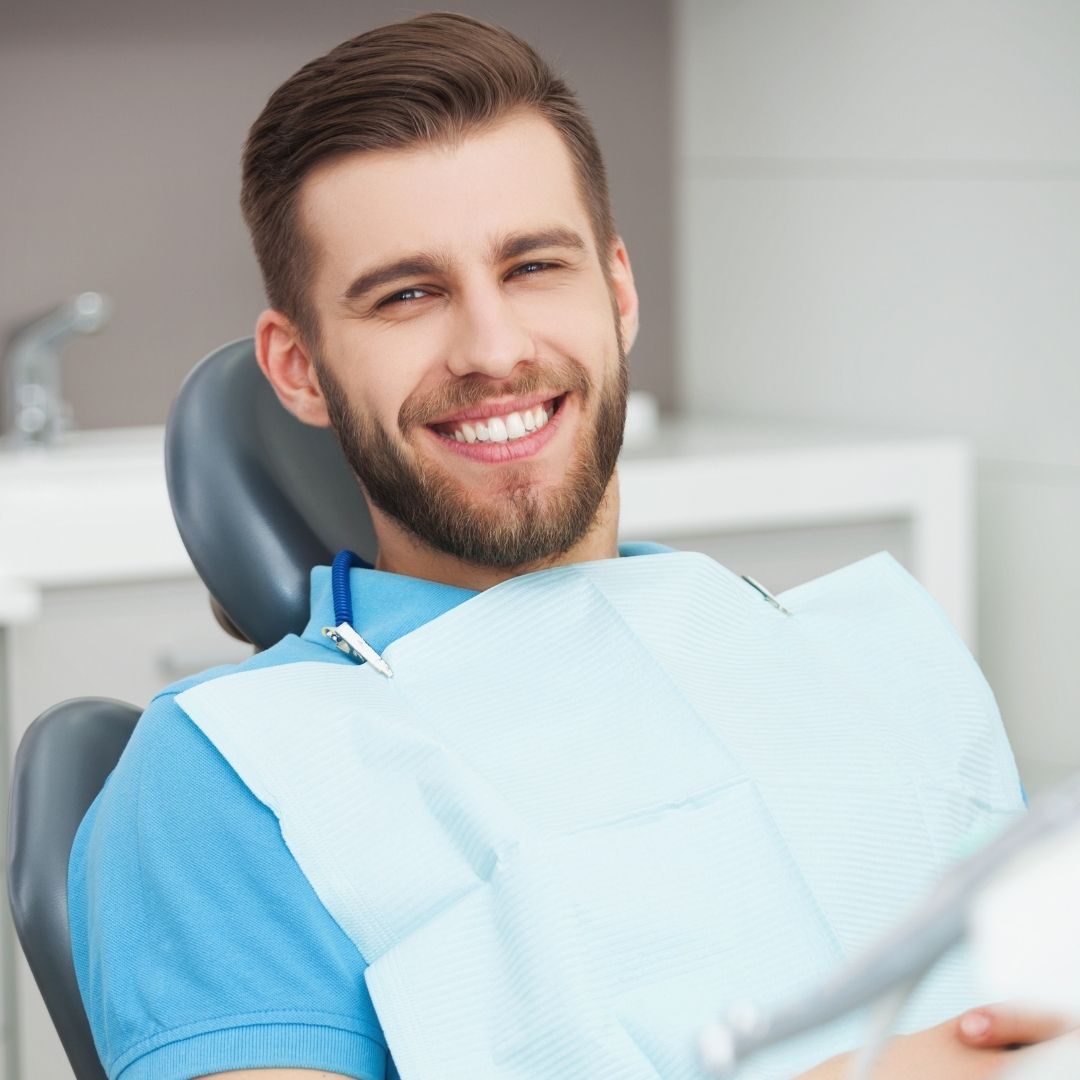 A patient receiving considered dental care at Central Dental Group